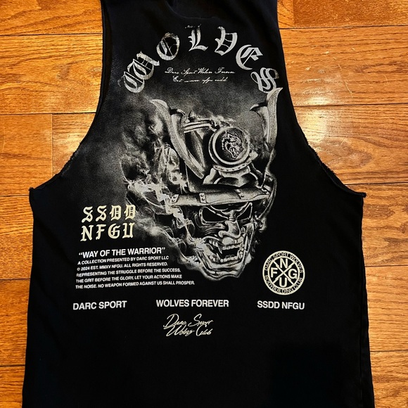 Darc sport muscle tee tank top black size medium - Picture 4 of 5